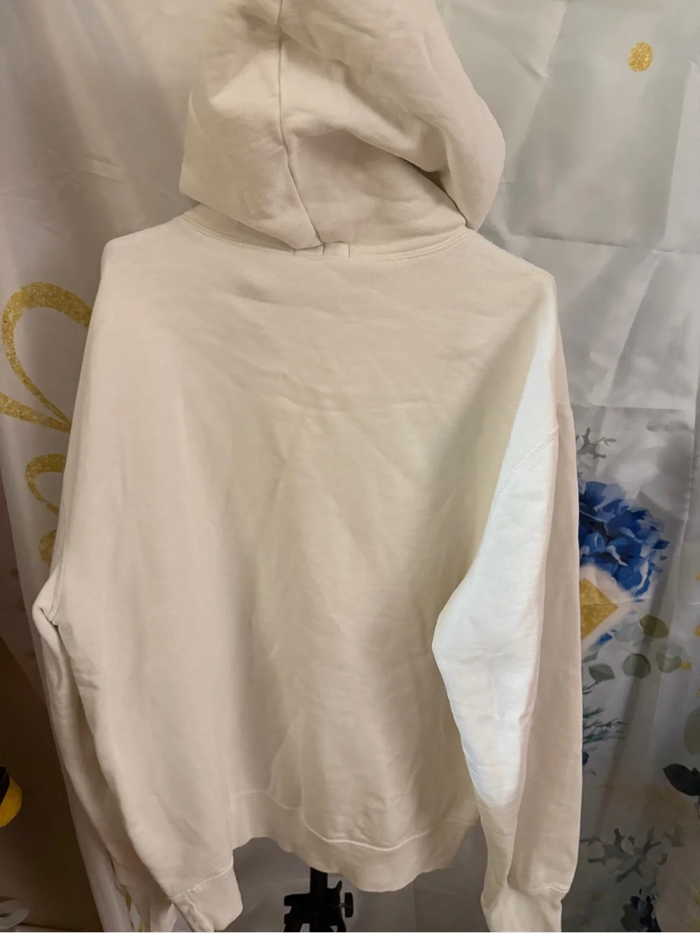 Polo by Ralph Lauren Cream Hoodie with Navy Lettering